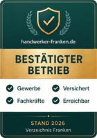 Siegel Bestätigter Betrieb
