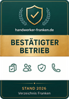 Siegel Bestätigter Betrieb