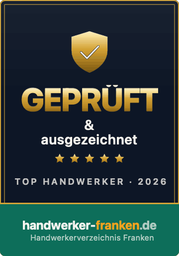 Siegel GEPRÜFT & ausgezeichnet — handwerker-franken.de